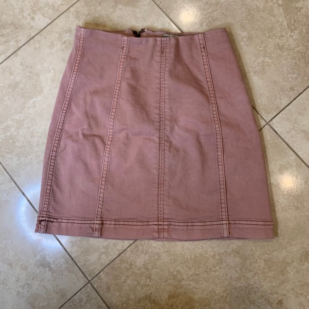 Free People high waisted skirt